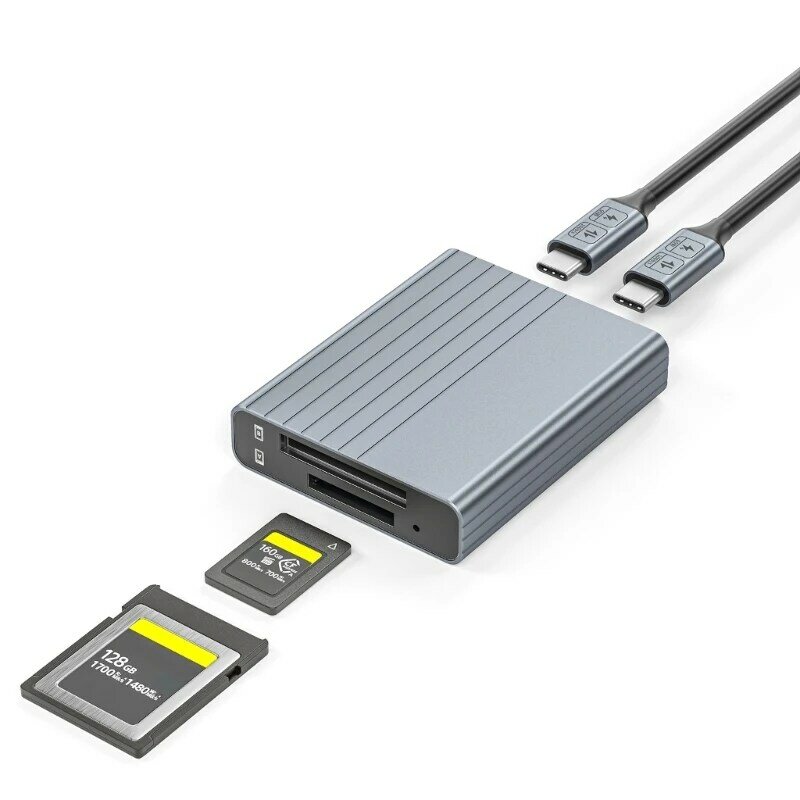YYDS Pembaca Kartu USB 3.1 Gen2 CFexpressTypeA/B Pembaca Kartu Multifungsi Mendukung 10Gbps untuk Pembaca Kartu CFExpressUSB