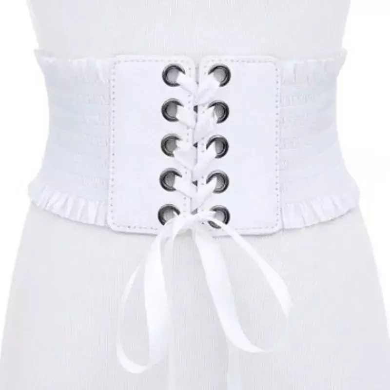 Mode Korsett breite Gürtel Pu Leder abnehmen Körper Bund für Frauen elastischen Hüftgurt Cinto Feminino Ceinture Femme