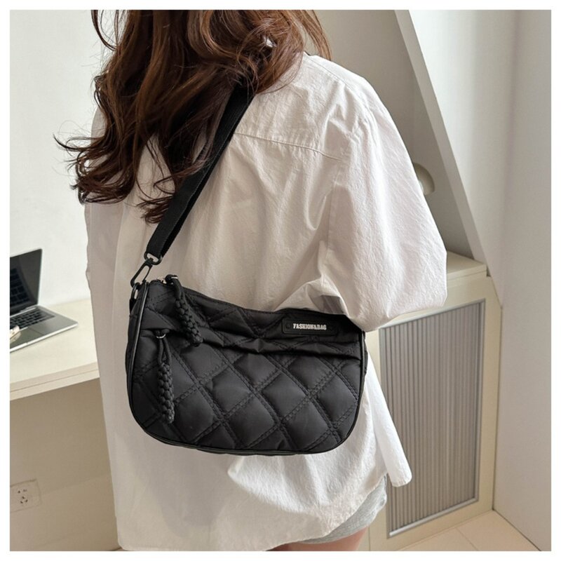 Bolso de hombro informal para mujer, bolso de cosméticos coreano Popular, bolso de mensajero de moda de alta capacidad, nuevo