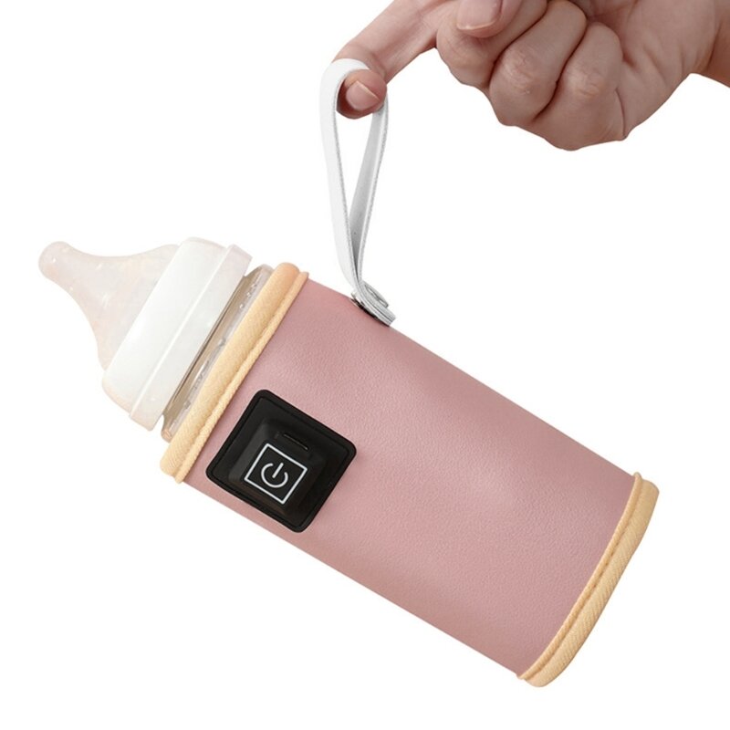 휴대용 USB 우유 따뜻하게 가방 절연 우유 병 히터 가방 간호 따뜻한 QX2D