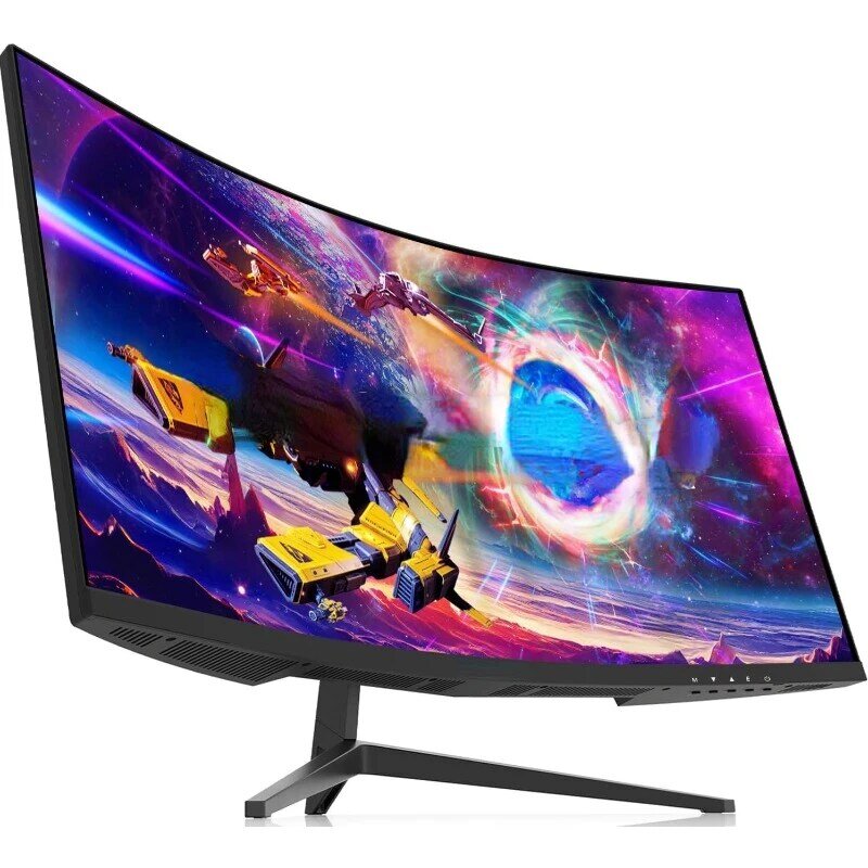 30-inch Curved Gaming Monitor 21:9 2560x1080 Ultra Wide/ Slim DisplayPort up to 200Hz Build-in Speakers, Metal Black