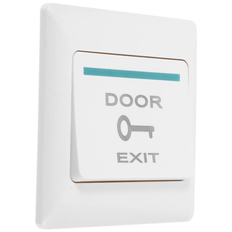 Sistema de Control de Acceso de puerta de Panel de botón de empuje a salida, campana de puerta, cubierta de placa de Panel