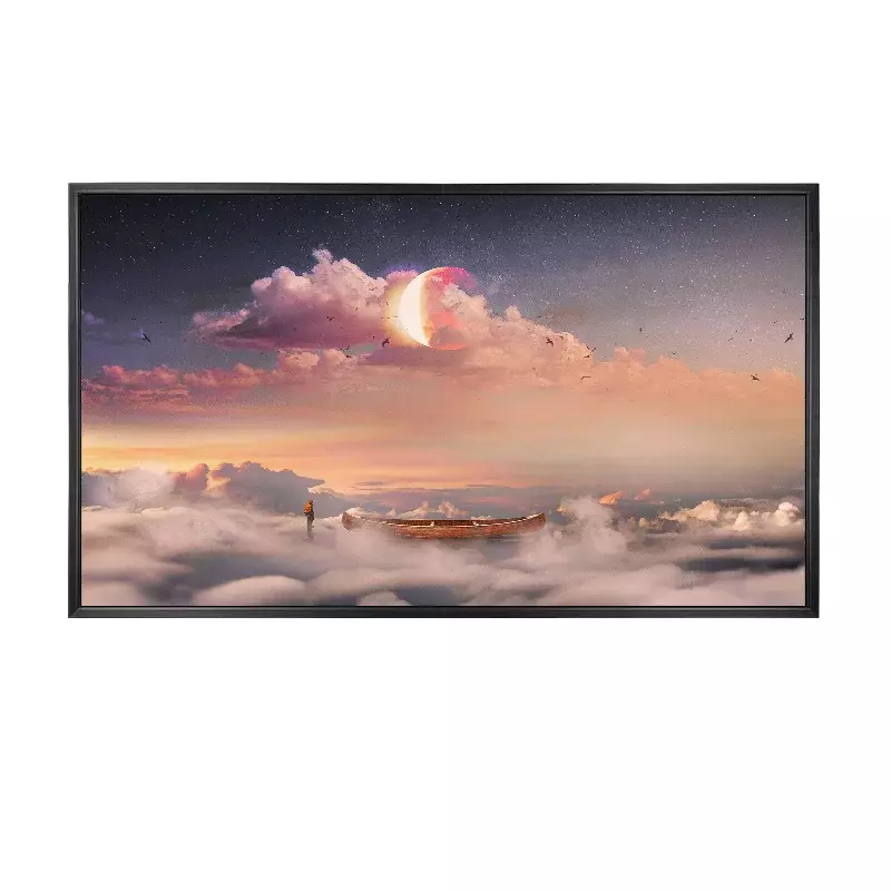 120" 4K projector fixed frame screen 60mm 75mm 100mm  projection