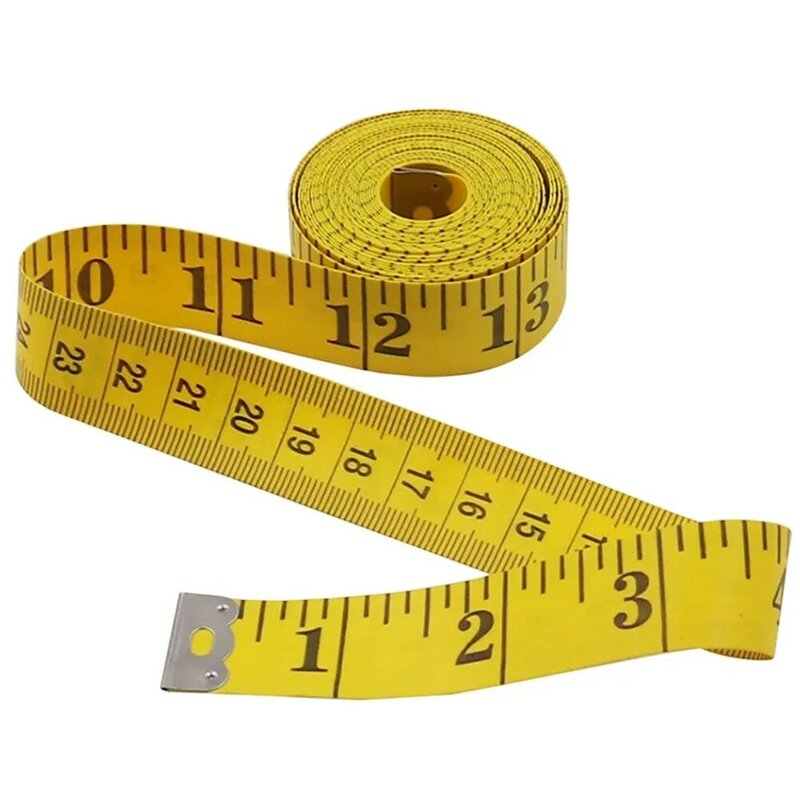 Cinta de costura suave de doble cara, Regla de medición corporal, herramienta de costura lateral duradera, 300cm