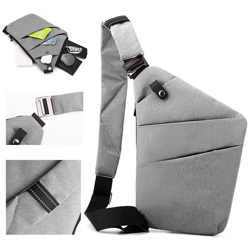 Маленькая сумка-слинг на плечо, нагрудной рюкзак, переносная водонепроницаемая сумка через плечо с большой емкостью для повседневного использования в кемпинге