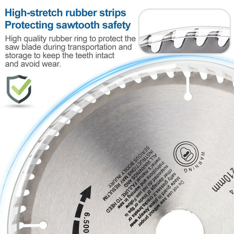 1pcs TCT woodworking saw blade conventional tooth shape 160/165/185/210/250mm woodworking saw blade cutting tool