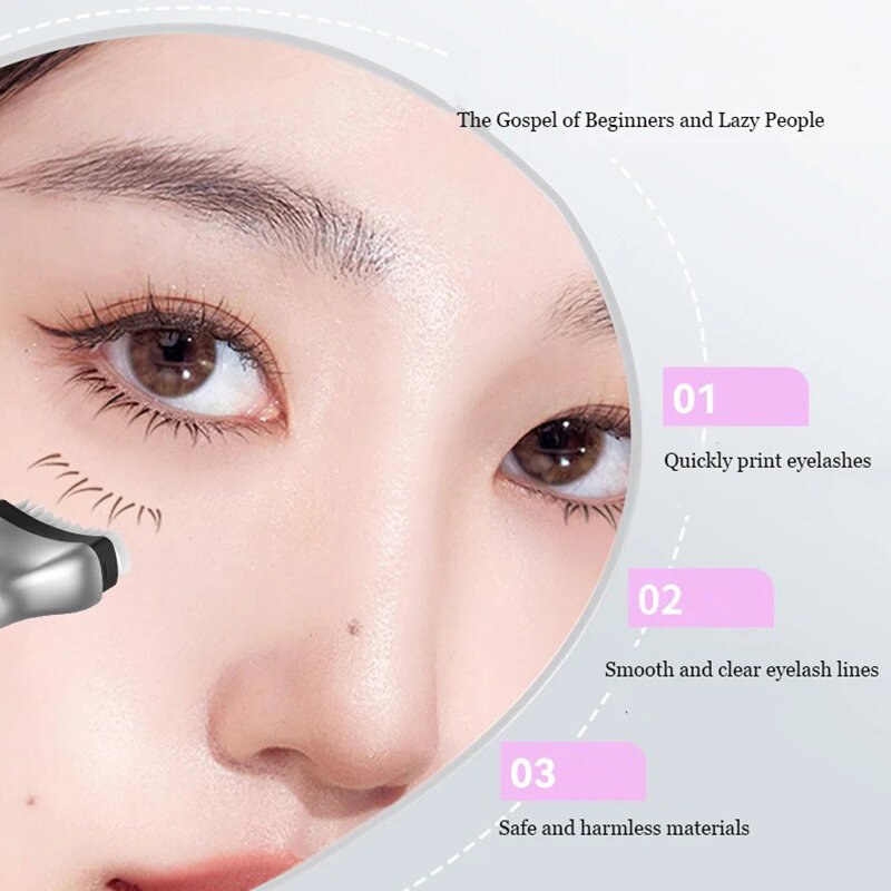 Dezone Lower Eyelashes Stamp Eyeliner Pen Waterproof Sweatproof Korean Makeup Cosmetics Natural-looking Eyelash Eyeliner 3 In 1