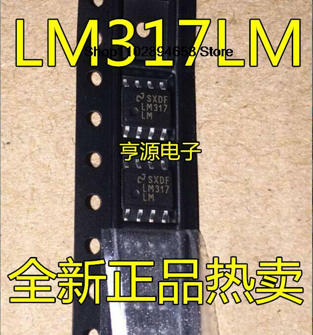 LM317LMX LM317LM LM317 LM337 LM337LM LM337LMX SOP8, 5 peças