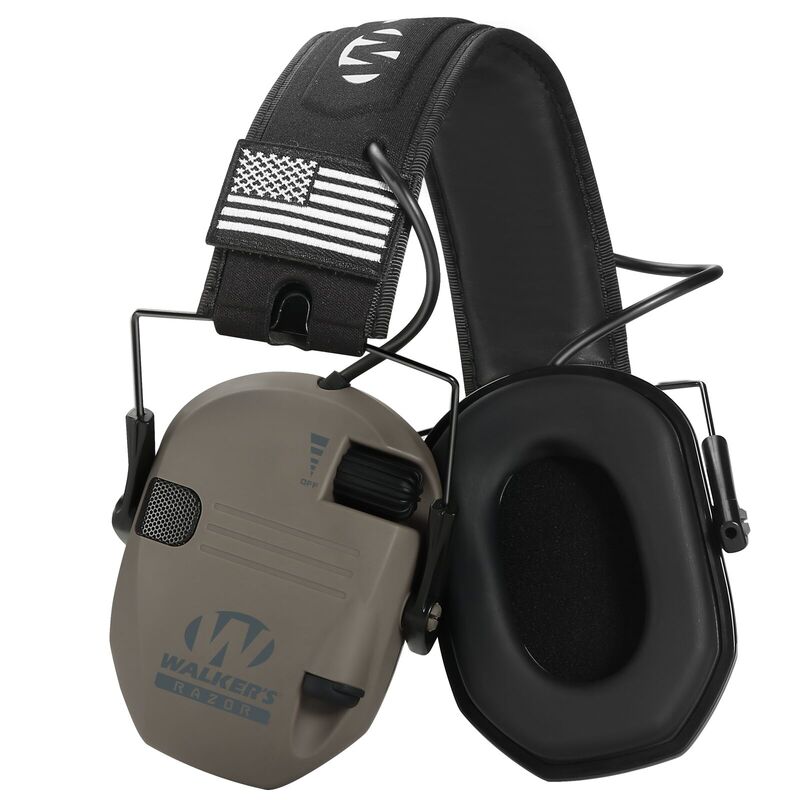Orejera electrónica de tiro, Protector de oído antiruido, amplificación de sonido, auriculares tácticos de protección para escuchar
