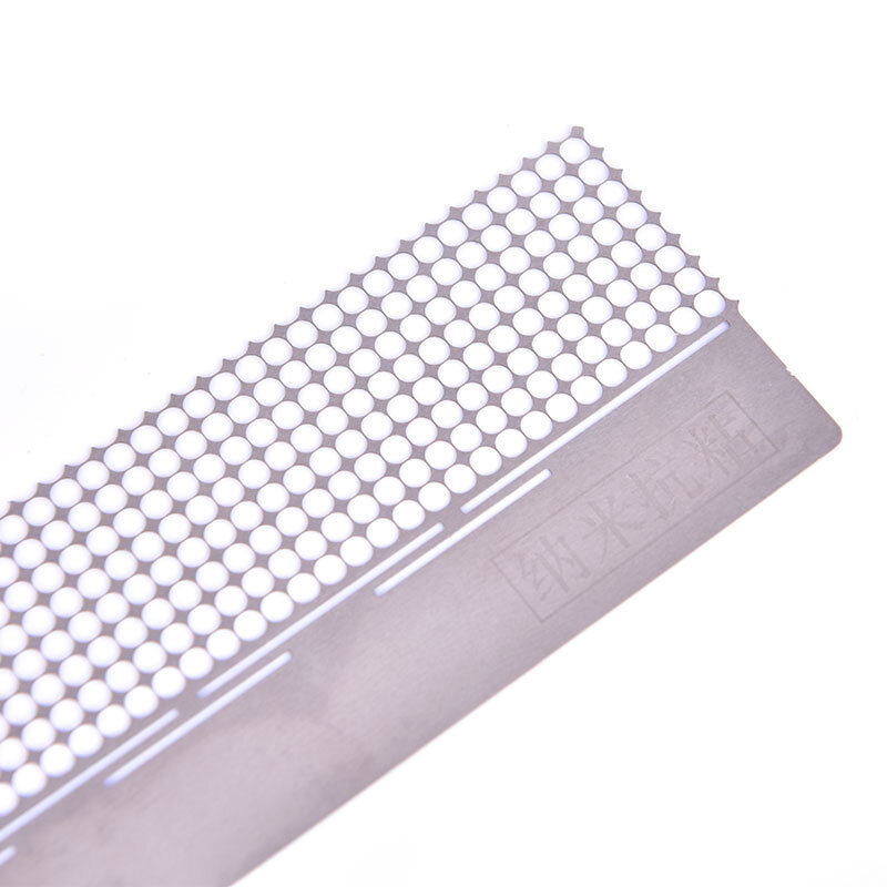 Stainless Steel Ruler Diamond Painting Drawing Ruler Scale Round Drill Cross Stitch Point Drill Net Ruler Embroidery Accessories