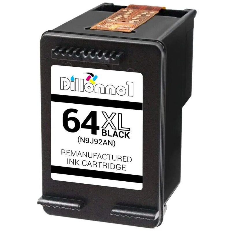 HP 64XL negro remanufacturado para Envy 6200 7100 7800 Series