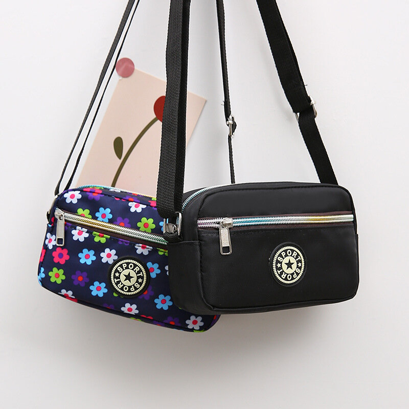 Тканевая оксфордская женская сумка через плечо, тканевый повседневный рюкзак, сумка-мессенджер, нейлоновая Холщовая Сумка на плечо для мам среднего возраста