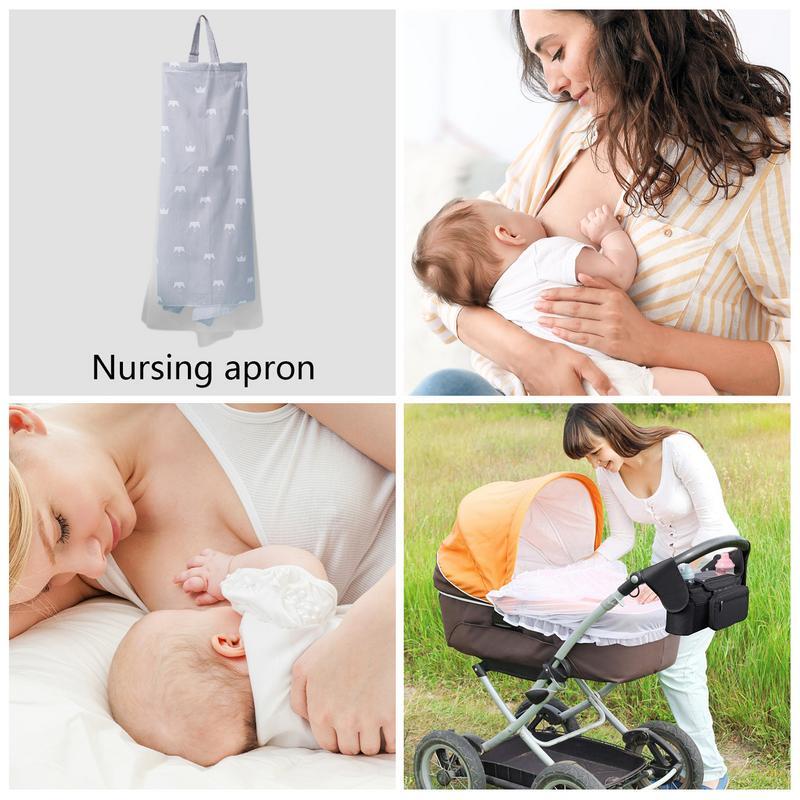 Nursing Covers For Breastfeeding  Privacy Nursing Covers  Outdoor Feeding Cover Breathable Cotton Privacy Breastfeeding Apron