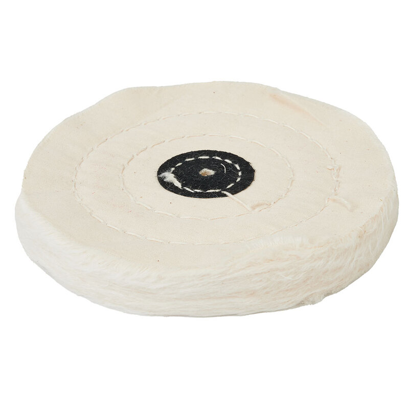 Rueda pulidora de algodón blanco, pulidora de disco, 50-150mm