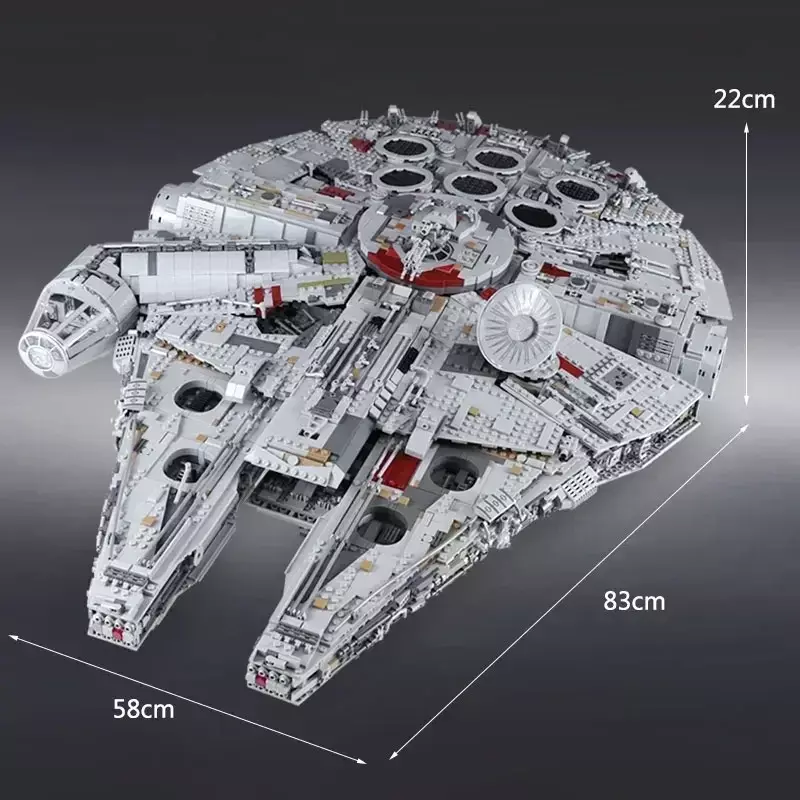 In Stock The Large Millennium Ship Falcon Building Blocks Bricks Compatible 75192 05132 Toys For Kids Birthday Christmas Gifts