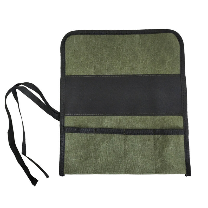 1 pz Roll Up Tool Bag tasche Multiple multiuso Wrench Roll Canvas Tool Organizer secchio Tool Pouch Hanging Storage Bag
