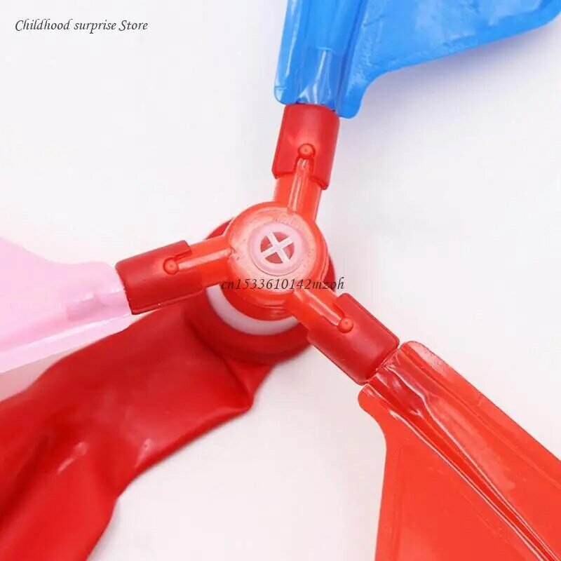 Kreativität Bunte Ballon Hubschrauber Kinder Spielzeug Geschenk für Kinder Tag Geschenk Geburtstag Party Favor Farbe Zufällig