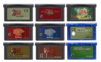 GBA Game Zeld Series 32 Bit Video Game Cartridge Console Card Minish Cap Four Swords Awakening DX Double Pack for GBA/NDS