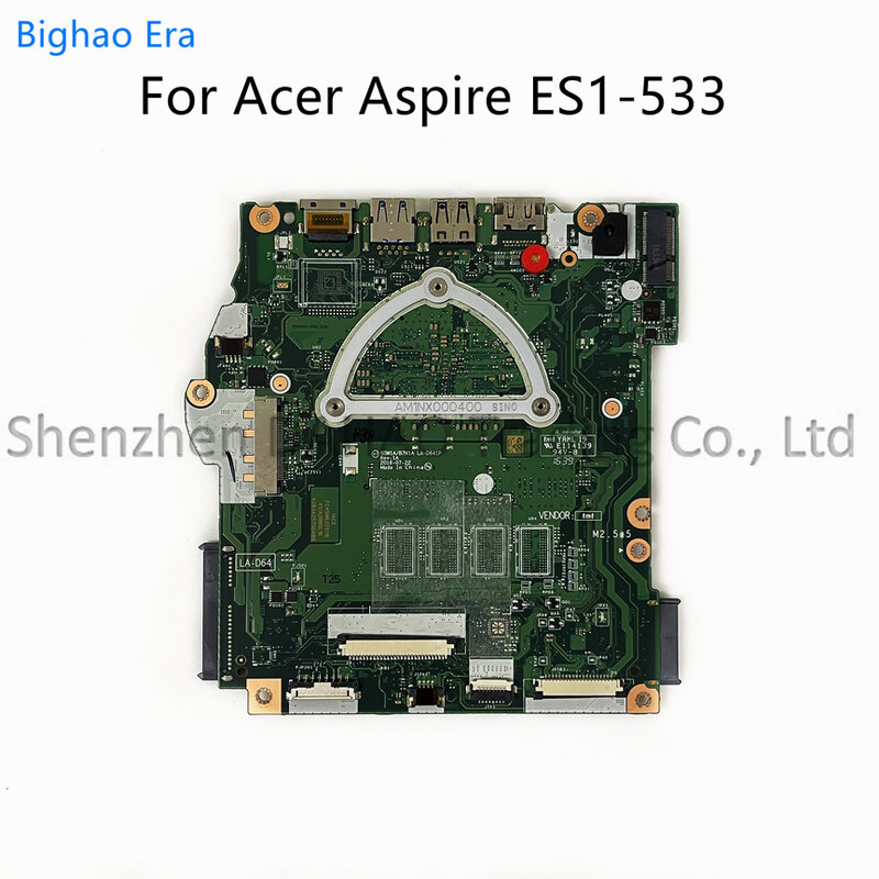B5W1A B7W1A LA-D641P Pour Acer Aspire ES1-732 ES1-533 Carte Mère D'ordinateur Portable Avec N3350 N3450 N4200 CPU DDR3 NBGFT1100B NBGFT1100C