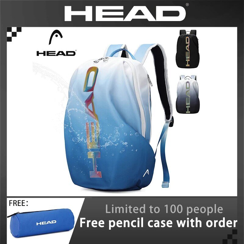HEAD 2024 Men's Backpacks Women's Backpack School Bag 15.6 Inch Laptop Mochila,Waterproof College Book Bag Girl Boy Ladies Bags
