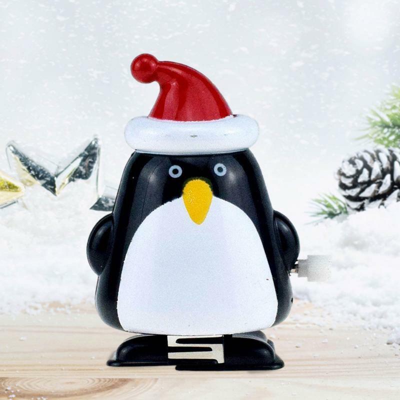 산타와 엘크 걷기 시계 장난감, 크리스마스 스타킹 스터퍼, 어린이 선물