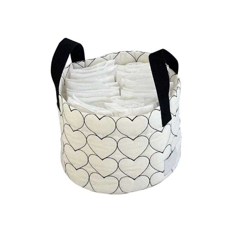 Y1UB Baby-Wickeltasche für den Heimgebrauch, Mehrzweck-Wickeltasche aus Baumwolle, Windel-Organizer-Tasche für Kleinkinder,
