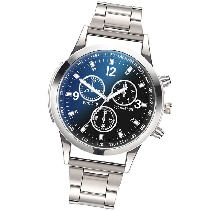 Men Quartz Movement Watch Chronograph Casual Quartz Watch for Daily Use Business Working Dating