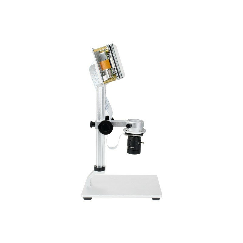 Набор для микроскопа Waveshare Raspberry Pi 4, 12MP визуальное увеличение, кронштейн для экрана микроскопа