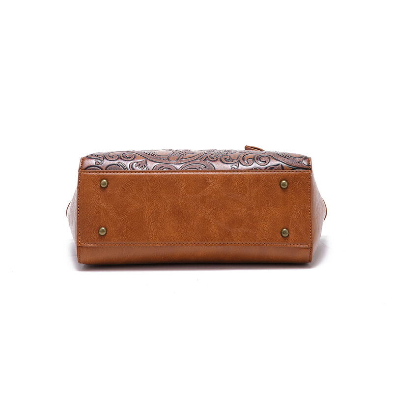PG802-1 Top Handle Bag Shopping Tote Handbag Cowgirl Stylish Bags