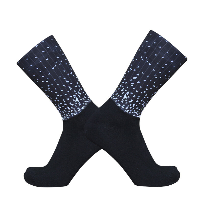 Anti New Slip Gradient Spot Bike Silica Gel Seamless Cycling Socks Men Integral Moulding High-tech Road Calcetines Ciclismo