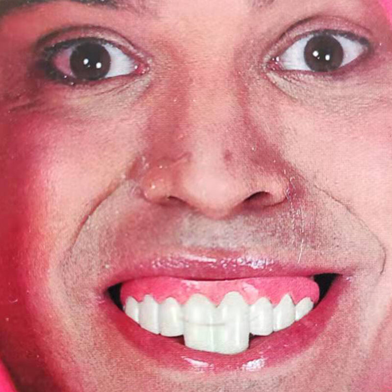 Dentes falsos bucked dentes de lapin dyi cosplay festa carnaval acessórios