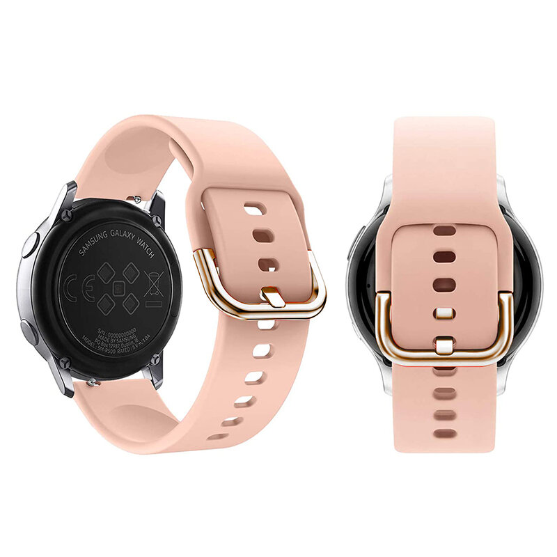 Bracelet et étui pour Samsung Galaxy Watch Active 2, couverture de bande, pare-chocs pour Galaxy Watch 4, 5/6, 40mm, 44mm, housse de protection, 20mm