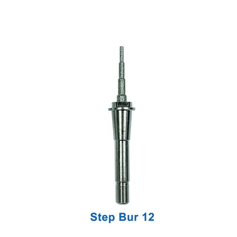 Sirona InLab CEREC MCXL Dental Lab Tools CADCAM Milling Burs Cutters Cylinder Pointed Bur 12S Step Bur 12S Lithium Disilicate