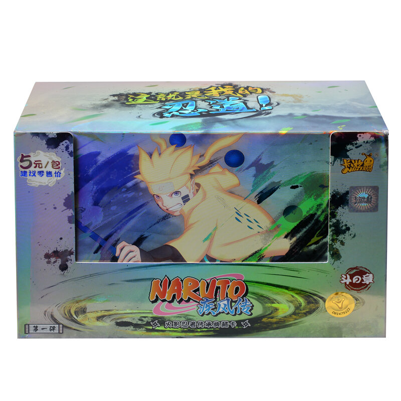 Kartu Naruto Asli Anime KAYOU Bab dari Kotak Array Ditambahkan SE Kartu Koleksi Dunia Ninja Mainan untuk Hadiah Natal Anak-anak