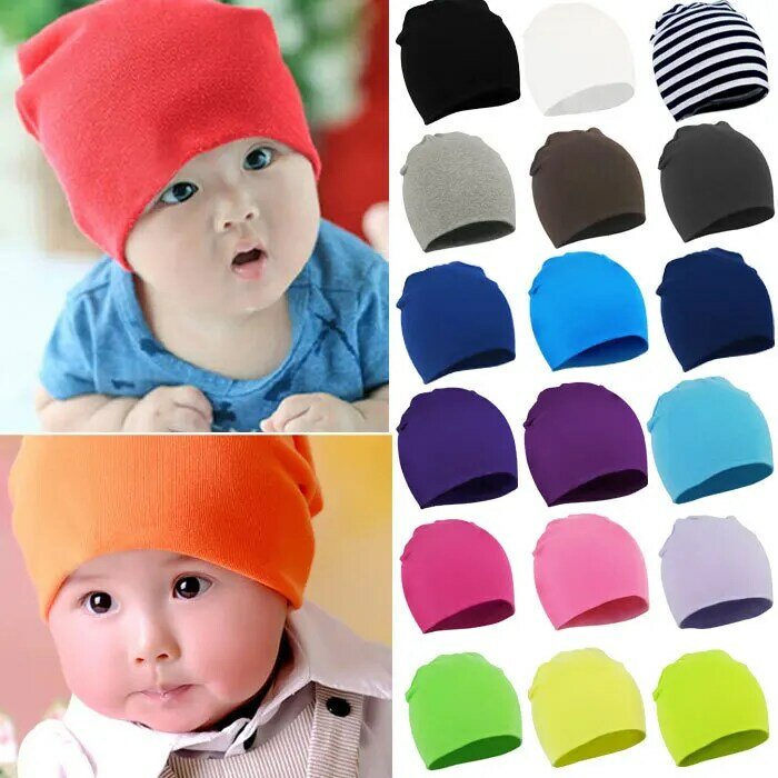 Moda crianças chapéus da criança crianças bebê menino menina infantil algodão macio quente chapéu beanies boné