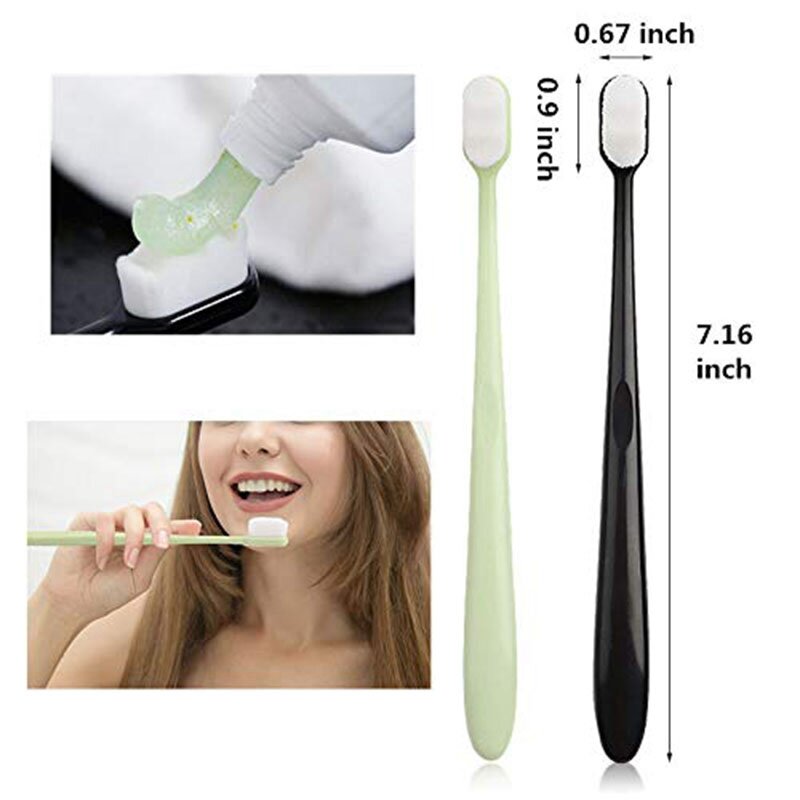4 Stück Zahnbürste Mundpflege Zahnbürste für Zahne mpfindlichkeit Kinder Laub zahn schwangere Frau nach der Geburt