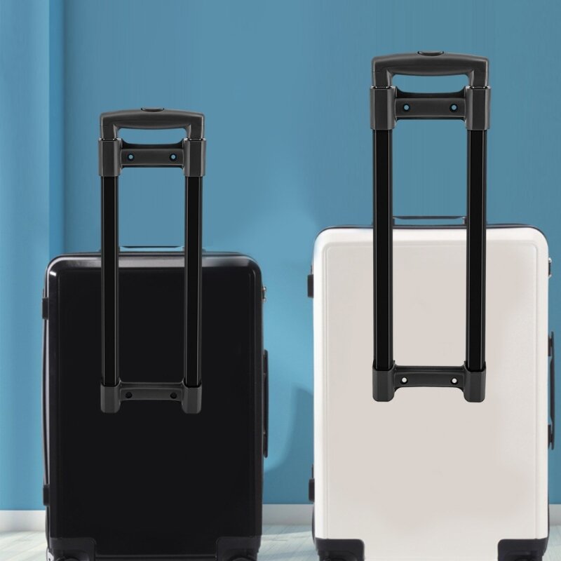 Poignée en métal qualité valise poignée télescopique poignées bagages bricolage remplacement