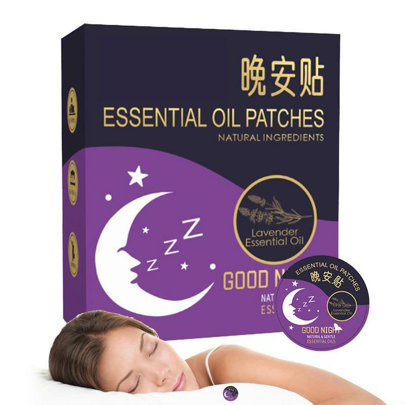 Patches noturnos para o sono, ajuda natural ao sono, adesivos de promoção do sono da artemísia, ajuda a dificuldade em queda, 7 patches