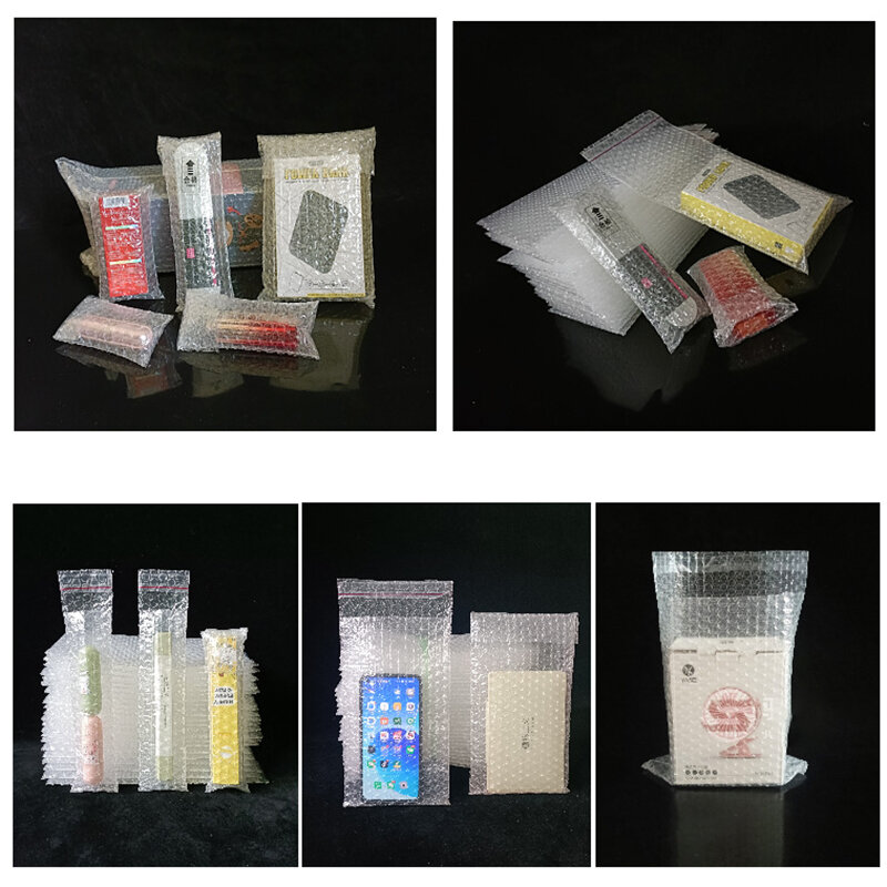 휴대폰 쉘 전용 버블 백, 투명 플라스틱 더블 레이어 버블 필름, 소형 버블 백, 충격 방지 보호 가방