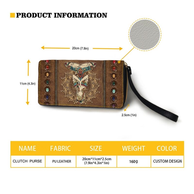 Mandala-女の子と女性のためのヨガデザインの財布,ジッパー付きの薄いカードホルダー,携帯電話の財布,ファッショナブル