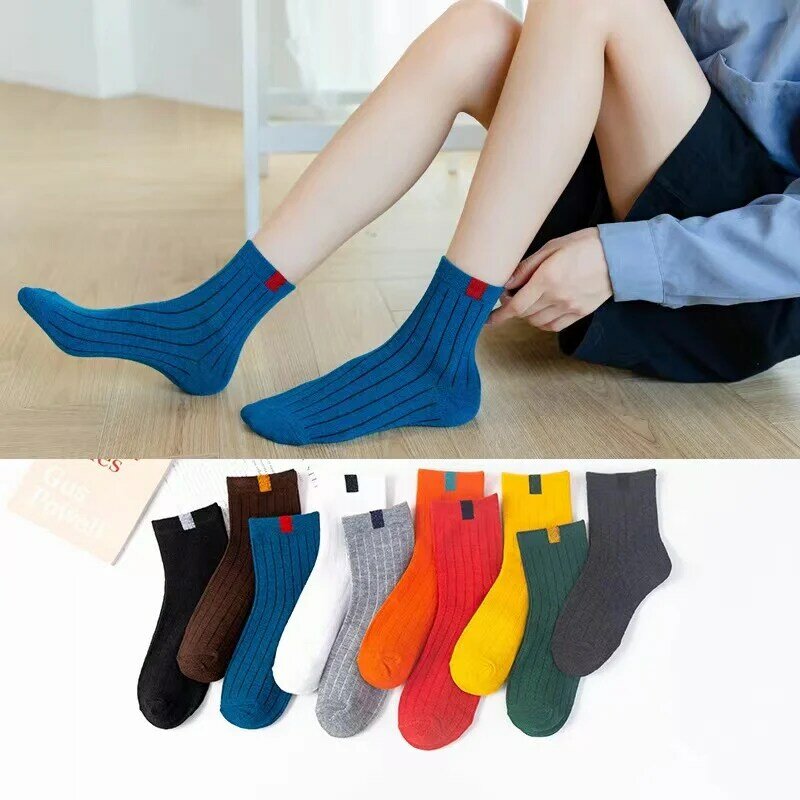 5 пар/упаковка, женские носки в японском стиле