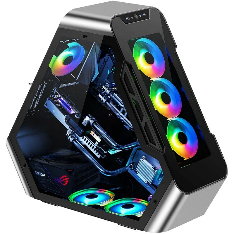 TR03-G/A ATX main chassis E-sports water-cooled game Personalized ATX version glass panel Computer case