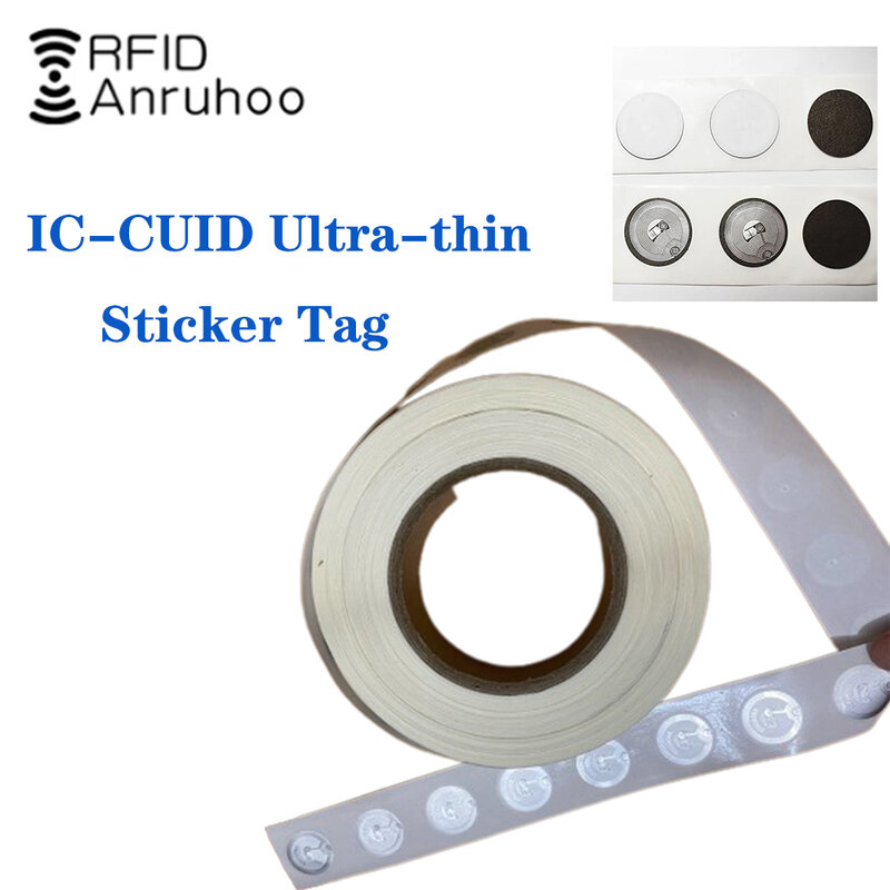 5/10/20 buah Ponsel Ultra tipis 13.56mhz stiker CUID kartu Chip pintar RFID NFC 25mm Tag 1K S50 kunci salinan IC lencana menulis klon