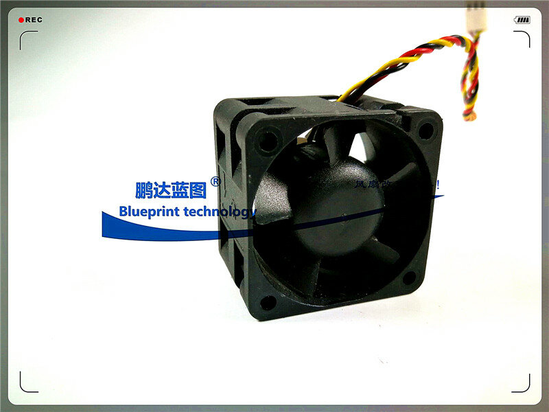 Jiesammy-Ventilador de refrigeração do servidor DC, 4cm 12V rolamento de esferas duplo, alta curva 1U, 40x40x28mm, 4028
