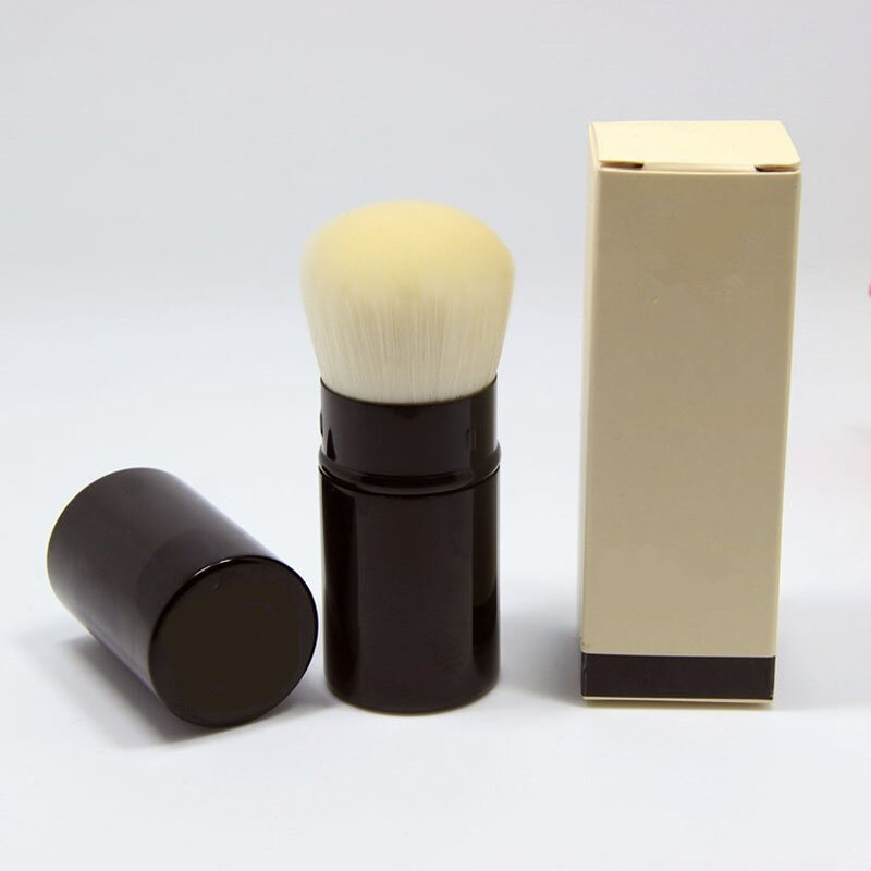 Tragbare einziehbare Puder bürste Honig bürste Puder Rouge Pinsel super weiche Make-up Pinsel Beauty Tool