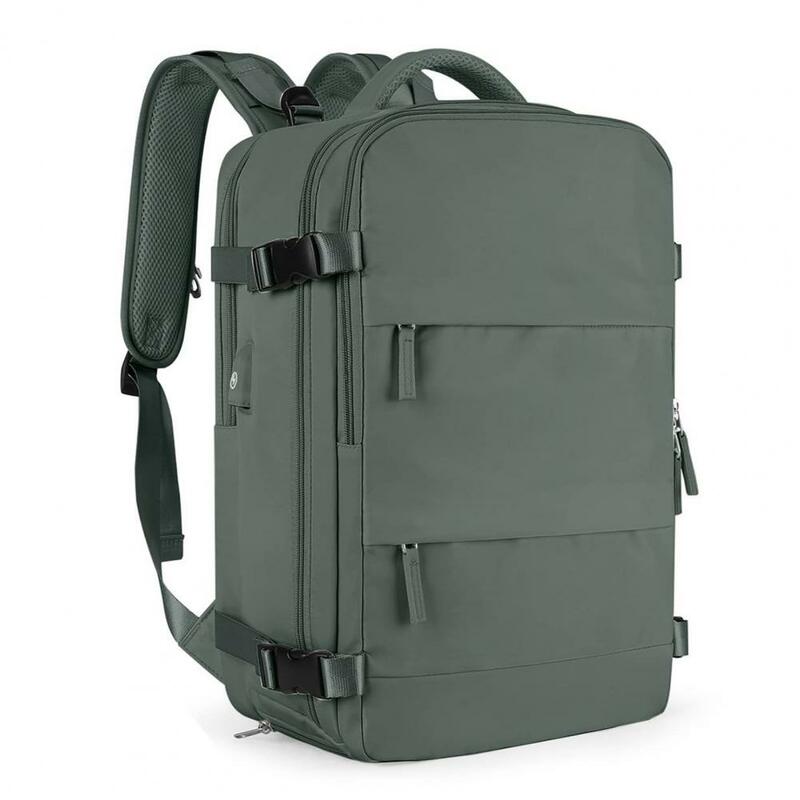 Travel Backpack Oxford Cloth Waterproof Padded Straps Large Capacity Multipurpose Teenage Schoolbag Men Women Stylish Daypack