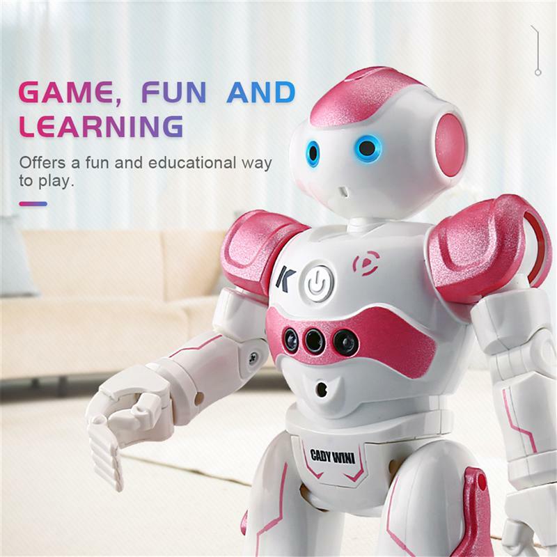 LEORY-Robot de Control remoto inteligente para niños, juguete robótico con programación, Biped, humanoide, regalo de cumpleaños