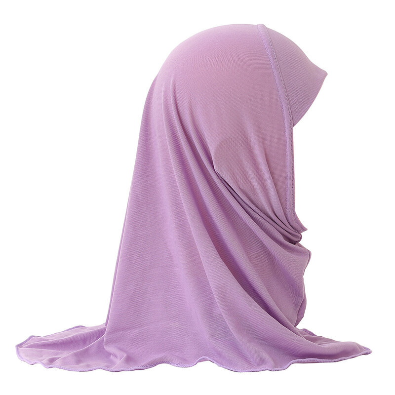 Kids Girls Muslim Arabic Hijab Underscarf School Child Headwear Cover Bonnet Shawl Wrap Islamic Headscarf 2-6 Years