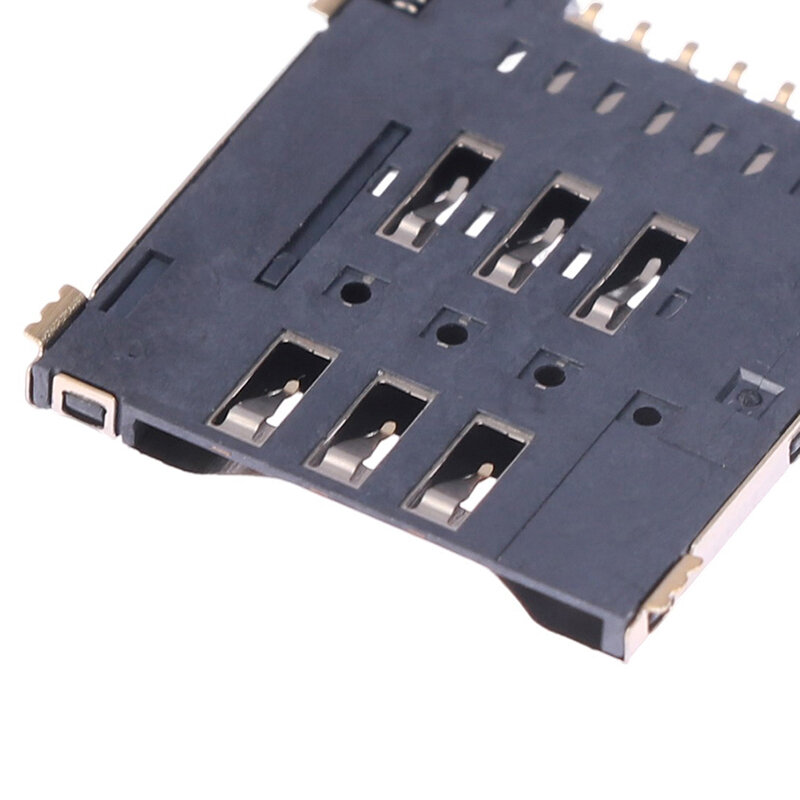 1 Stuks MUP-C792 Originele Micro Sim Kaart Connector Patch Self-Piercing 6 + 1 P Sim Kaart Sleuf Socket Nieuw