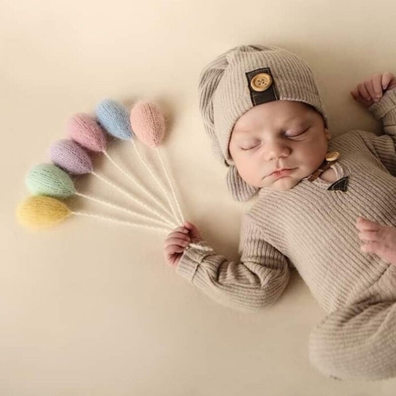 Baby Photostudio Đạo cụ Bóng bay Bố cục Chụp ảnh Phông nền Ảnh Phong cách